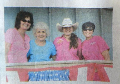 Punner, Mom and Daughter perform Star Spangled Banner at UP Championship Rodeo.